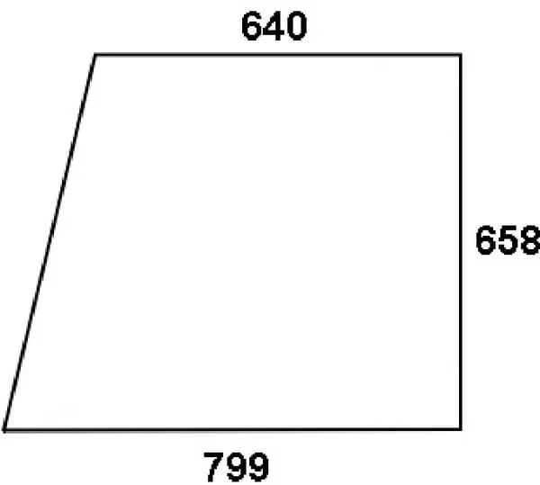 Kramp - 04339849N - Cab Glass