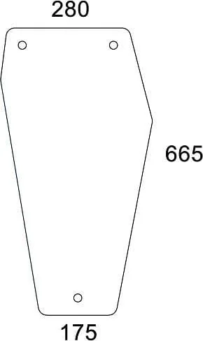 Kramp - 04351732N - Kramp Windshield Lower