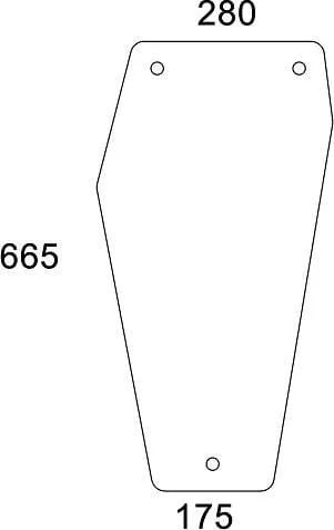 Kramp - 04351734N - Kramp Windshield Lower