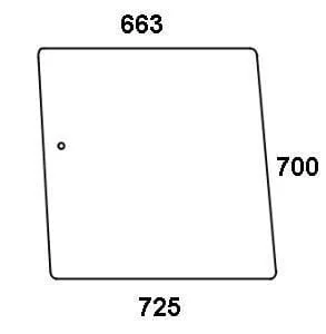 Kramp - 04354125N - Side Window