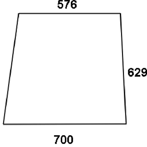 Kramp - 04354136N - Cab Glass