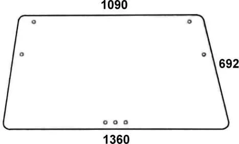 Kramp - 04363391N - Kramp Windshield Upper