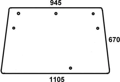 Kramp - 04366118N - Kramp Windshield Upper