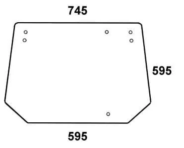 Kramp - 04366199N - Kramp Rear Window