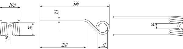 Kramp - 0673740KR - Spring Finger Stoll