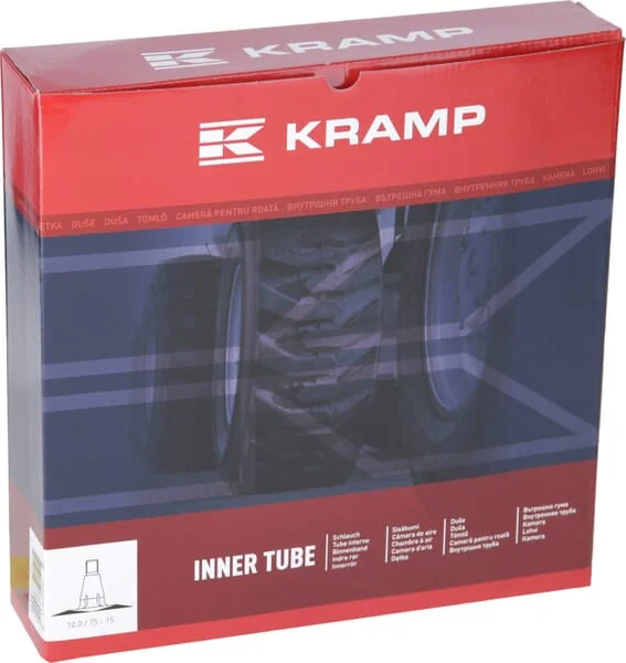 Kramp - 1007515TR15 - Inner Tube for Rim Diameter 15", 10.0/75-15, Straight Valve TR15, Kramp