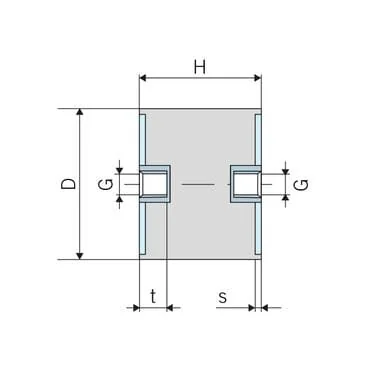 Kramp - 1010C55 - Vibration Damper Type C