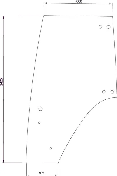 Kramp - 117810030020KR - Glass in Door