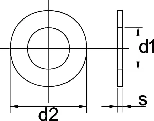 Kramp - 125A22RVS - Kramp Retaining Ring M22 SS-A2