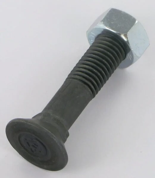Kramp - 1260129VK - Plough Bolt & Nut M12x60 12.9 DIN608, Round Countersunk Square Neck