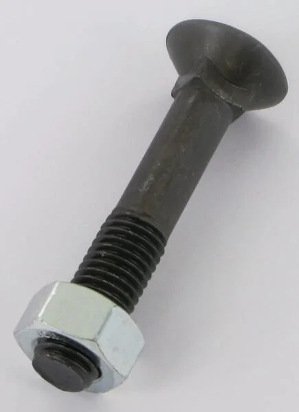 Kramp - 1270129VK - Plough Bolt And Nut M12x70 12.9 DIN608, With Countersunk Head And Square Neck