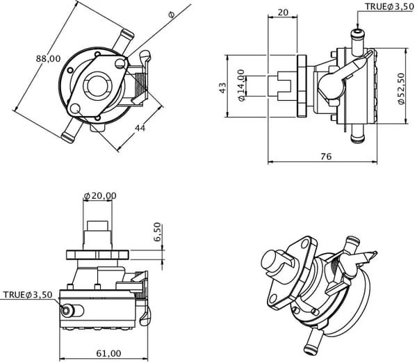 Kramp - 12910052101KR - Fuel Pump