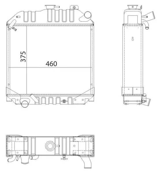Kramp - 133153216N - Radiator