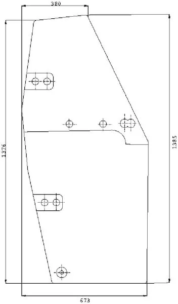 Kramp - 134221003N - Door Glass