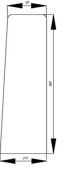 Kramp - 134571002N - Windscreen Lower