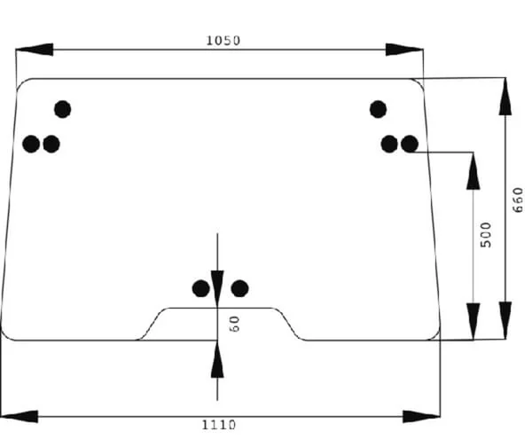 Kramp - 134571605N - Windscreen