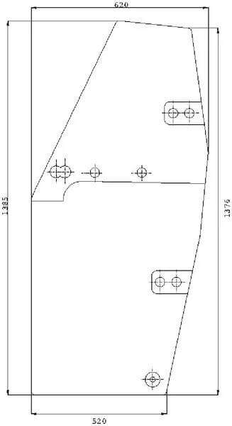 Kramp - 134721011N - Door Glass