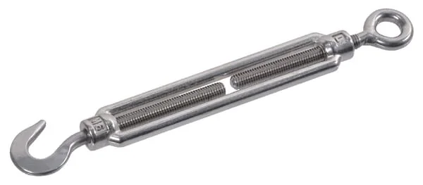 Kramp - 148006HGRVS - Turnbuckle Hook/Round 6mm S.S.
