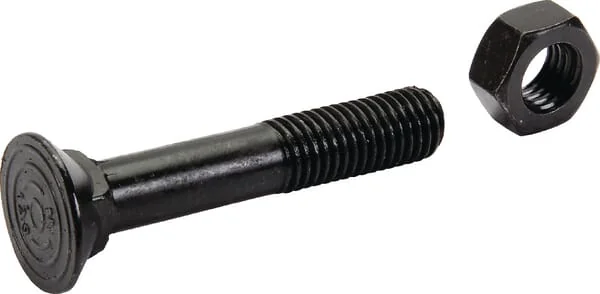Kramp - 1480129VK - Plough Bolt & Nut M14x80 12.9, Round Countersunk Square Neck