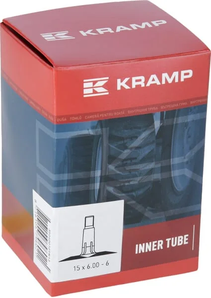 Kramp - 156006TR13 - Inner Tube For Rim Diameter 6", 15x6.00-6, Straight Valve TR13, Kramp