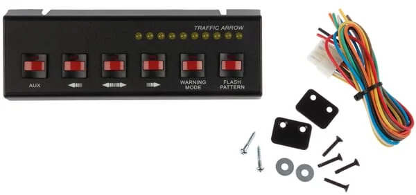 Kramp - 1603140710KR - Control Panel 12/24V, 160x59x21mm, For Light Bar Multiflash