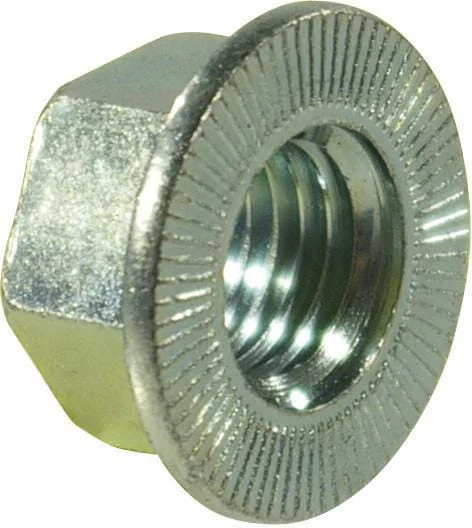 Kramp - 16VR - Hexagon Flange Nut M16x2.00 Steel Zinc-Plated Class 10 Kramp