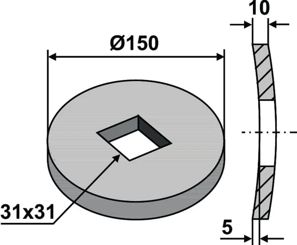 Kramp - 17100008 - Spring Washer