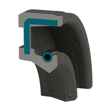 Kramp - 17266CBP001 - Oil Seal 17x26x6mm Type:CB DIN 3760 1x Kramp