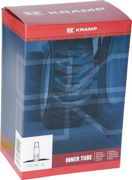 Kramp - 17518513TR13 - Inner Tube For Rim Diameter 13", 175/185-13, Straight Valve TR13, Kramp