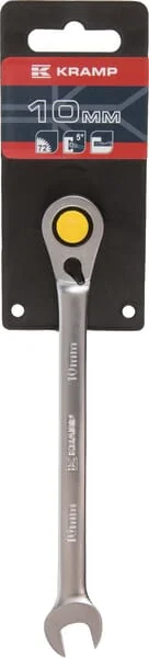 Kramp - 1802030010KR - Combined Wrench with Ratchet 10 mm, Kramp