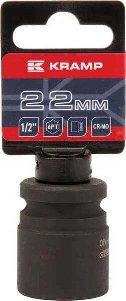 Kramp - 1803524622KR - Impact Socket 1/2" 22 mm