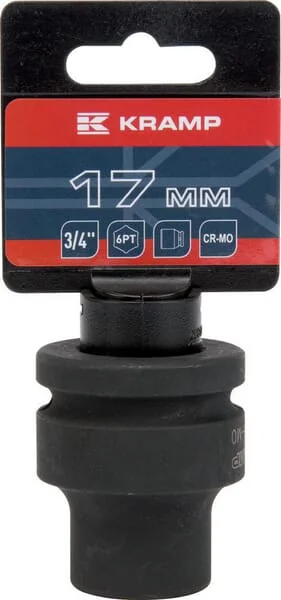 Kramp - 1803526617KR - Impact Socket 3/4" 17 mm