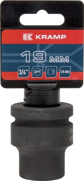 Kramp - 1803526619KR - Impact Socket 3/4" 19 mm