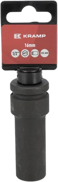 Kramp - 1803544616KR - Impact Socket Long 1/2" 16 mm