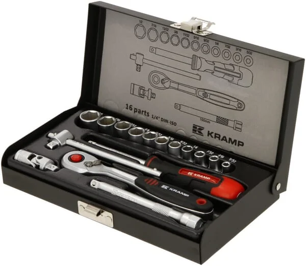 Kramp - 1804922016IKR - Socket Set 1/4" 16 pcs