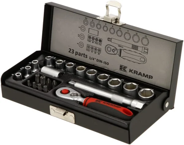 Kramp - 1804922023KR - Socket Set Mini 1/4" 23 pcs