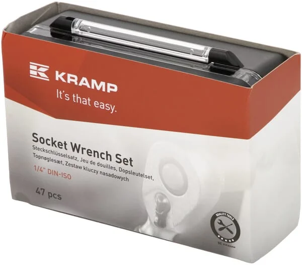 Kramp - 1804922047KR - Socket Set Mini 1/4" 47 pcs