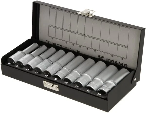 Kramp - 1804924010KR - Socket Set 1/2" 10 Pcs