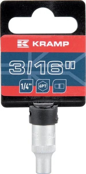 Kramp - 18060061050KR - Socket Wrench 1/4" Hexagonal 3/16"