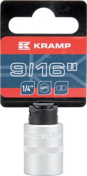 Kramp - 18060061140KR - Socket Wrench 1/4" Hexagonal 9/16"