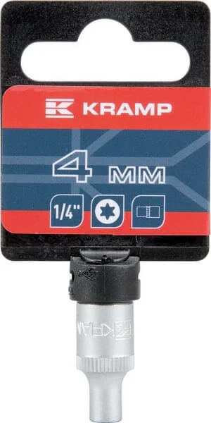 Kramp - 18060062004KR - Socket Wrench 1/4" Torx E4