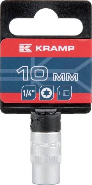 Kramp - 18060062010KR - Socket Wrench 1/4" Torx E10