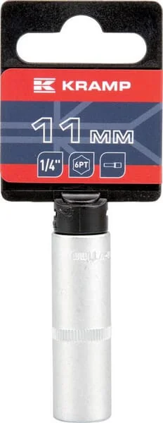 Kramp - 18060063110KR - Long Socket Wrench 1/4" Hexagonal 11 mm
