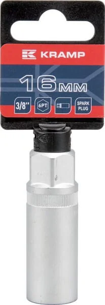 Kramp - 18060109916KR - Spark Plug Socket 3/8" 16 mm