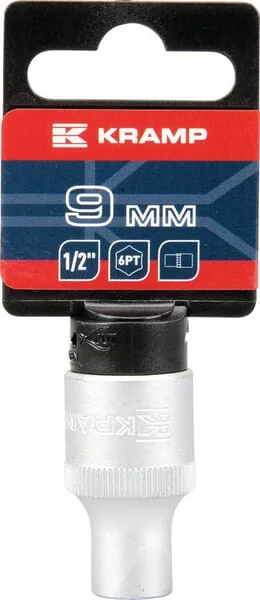 Kramp - 18060130090KR - Socket 1/2" Hex 9 mm