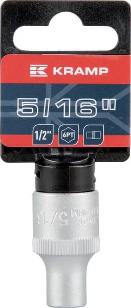 Kramp - 18060131080KR - Socket Wrench 1/2" Hex 5/16"