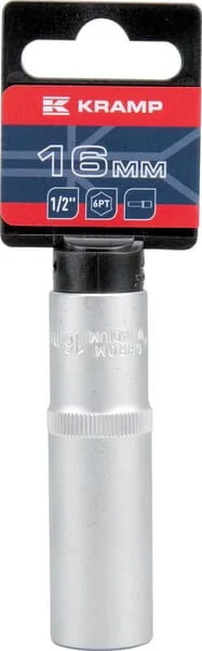 Kramp - 18060133160KR - Long Socket Wrench 1/2" Hex 16 mm