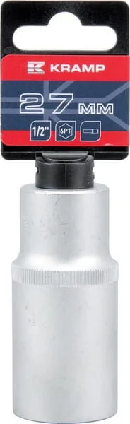 Kramp - 18060133270KR - Long Hex Socket 1/2" 27 mm