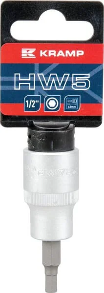 Kramp - 18060135005KR - Hex Socket Bit 1/2" 5 mm