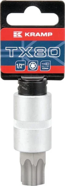 Kramp - 18060136080KR - Torx Socket 1/2" TX 80